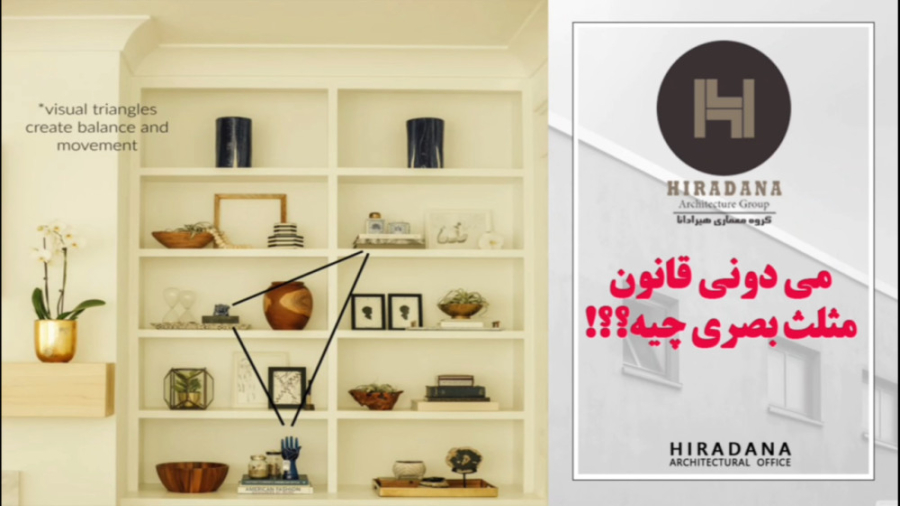 مثلث بصری در چیدمان منزل چیست؟