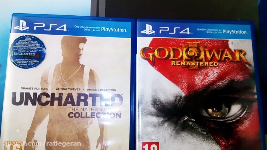 انباکسینگ GOD OF WAR3 UNCHARTED COLLECTION برای PS4