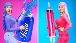 سرگرمی:: چالش غذای هم رنگ با ل...