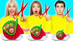 چالش غذایی  چالش غذاها شکل دار...