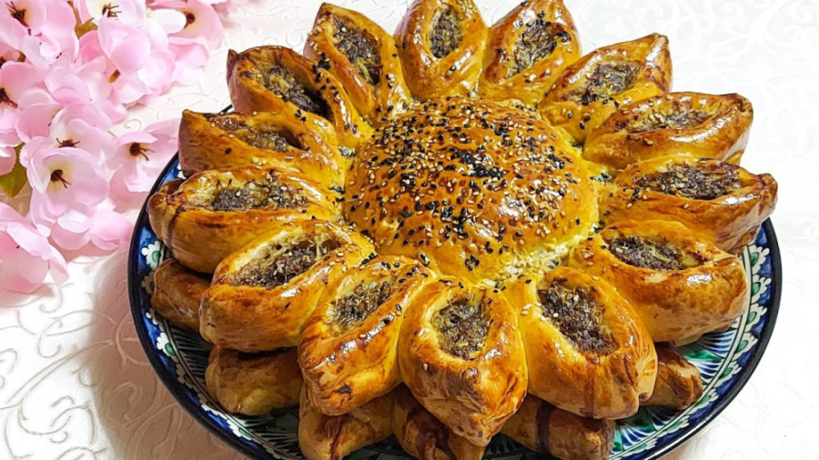 طرز تهیه غذای خوشمزه به شکل آفتاب گردون :: آموزش آشپزی آسان