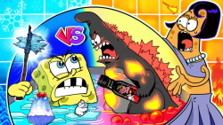 چالش غذایی باب اسفنجی  چالش دا...