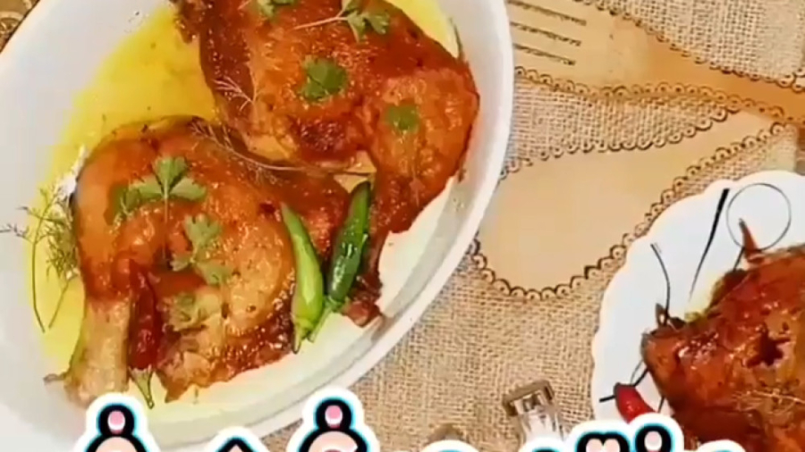 پختن مرغ در فر