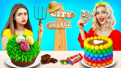 چالش غذایی  چالش پنکیک خنده دا...