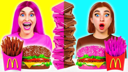 چالش غذایی 123 go  چالش بامزه...