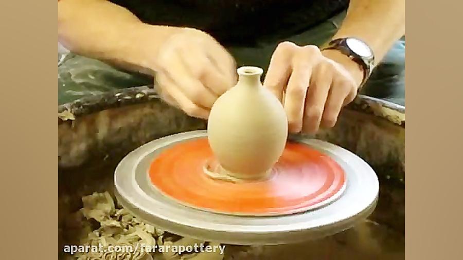 آموزش سفالگری2 - قسمت 1 - ساخت نمکدان سفالین پزشکی زیرآب