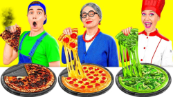 چالش غذایی  چالش جدید و خنده د...