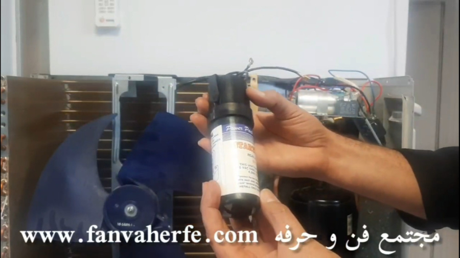 علت روشن نشدن کمپرسور کولر گازی و نحوه رفع عیب آن با خازن هارد استارت