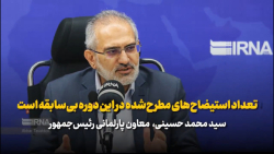 حسینی: مجلس در سال آخر بجای تقابل با دولت همراهی بیشتری داشته باشد حسینی: مجلس در سال آخر بجای تقابل با دولت همراهی بیشتری داشته باشد