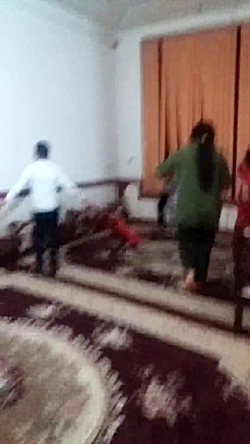 بالش بازی من و بچه های عموم