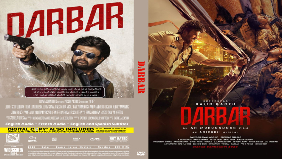 فیلم هندی دربار با دوبله فارسی Darbar 2020 WEB-DL زمان8158ثانیه