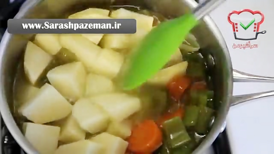 آموزش آشپزی - طرز تهیه سوپ خامه ای مرغ