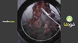 کالزون مرغ باربیکیو