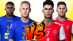 PES 2023 | اگر کریستیانو رونالدو و لیونل مسی پرسپولیس و هالند و امپابه استقلال