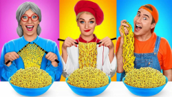 چالش غذایی  غذا درست کردن نوه...