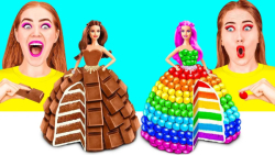 چالش کیک پرنسس مادربزرگ و نوه...