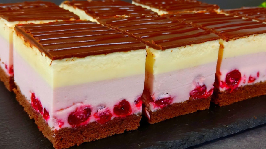 طرز تهیه شیرینی خوشمزه سه لایه :: شیرینی های لذیذ و جذاب