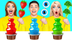 چالش خنده دار ژله ای  دختران م...