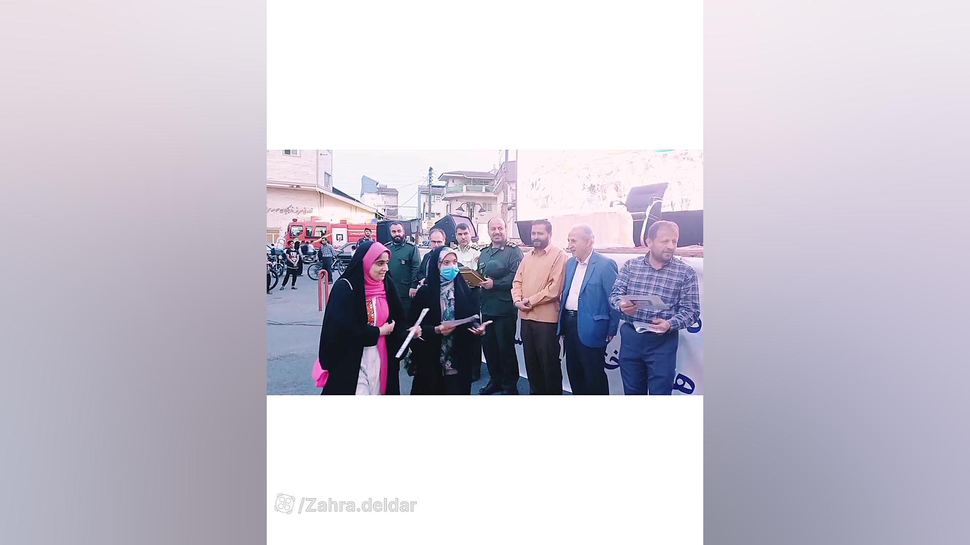 زهرا دلدار مجری و گوینده برتر استان گیلان تست مهارکننده کمپلیمانت
