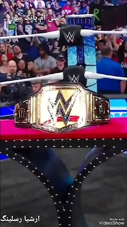 رونمایی از کمربند جدید رومن ری...