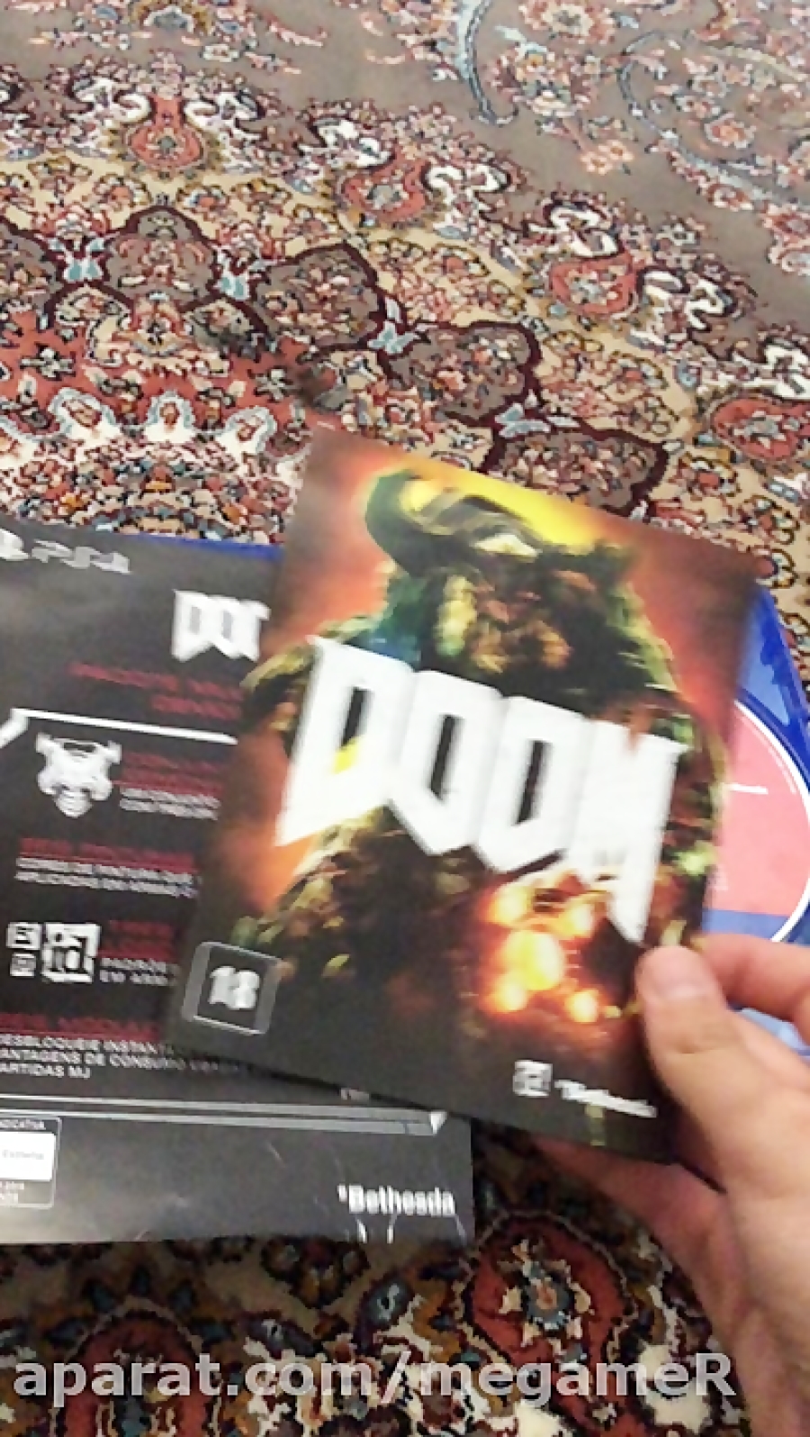 آنباکسینگ بازی Doom برای ps4