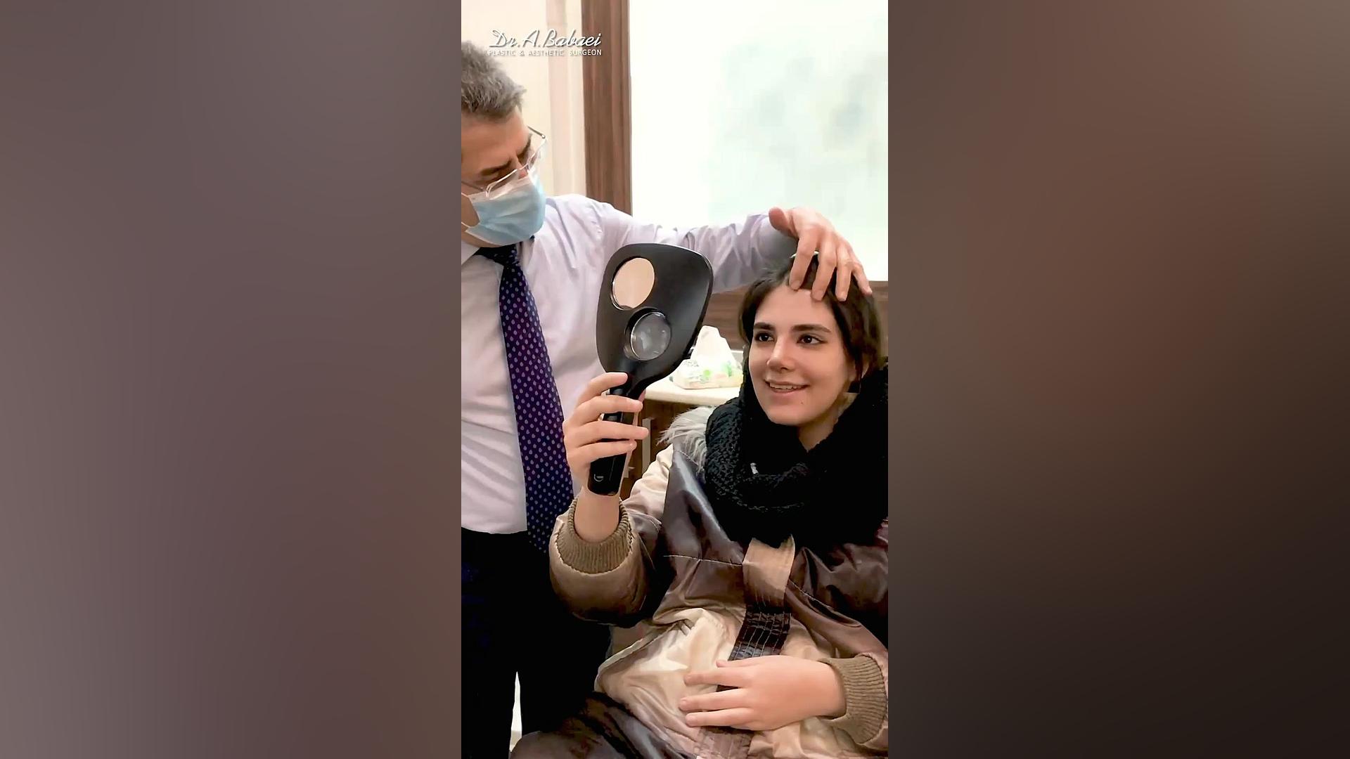 رضایتمندی مراجعه کننده عزیزمون از جراحی بینی دکتر علیرضا بابایی،فوق تخصص جراحی پلاستیک و زیبایی