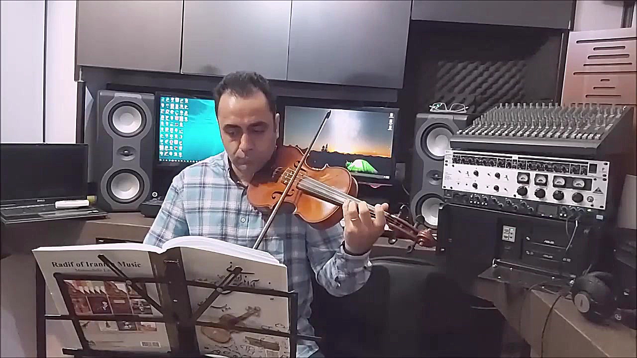 ⁨آموزش ویلن ردیف آوازهای ایرانی منوچهرلشگری شور دوبیتی ایمان ملکی⁩.m4v زیبایی پوست