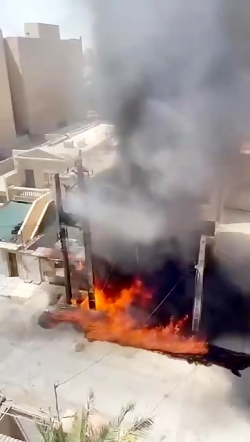 فیلم دوم: کاهش سطح روغن و آتش گرفتن ترانسفورماتور توزیع هوایی فیلم دوم: کاهش سطح روغن و آتش گرفتن ترانسفورماتور توزیع هوایی