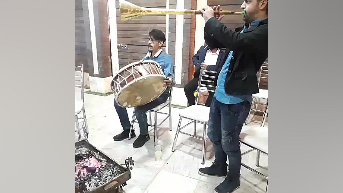 تالار کاخ شهرکرد چوبازی؛به نوازندگی محمد محمدیان دستنائی محمد محمدیان دستنائی