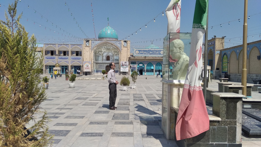 معرفی صحن و شبستان وبقعه امامزاده جعفر بن موسی الکاظم (ع) در پیشوای ورامین زمان208ثانیه