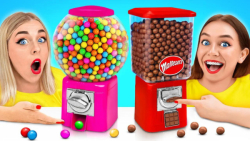 چالش غذایی خنده دار  خوردن ژله...