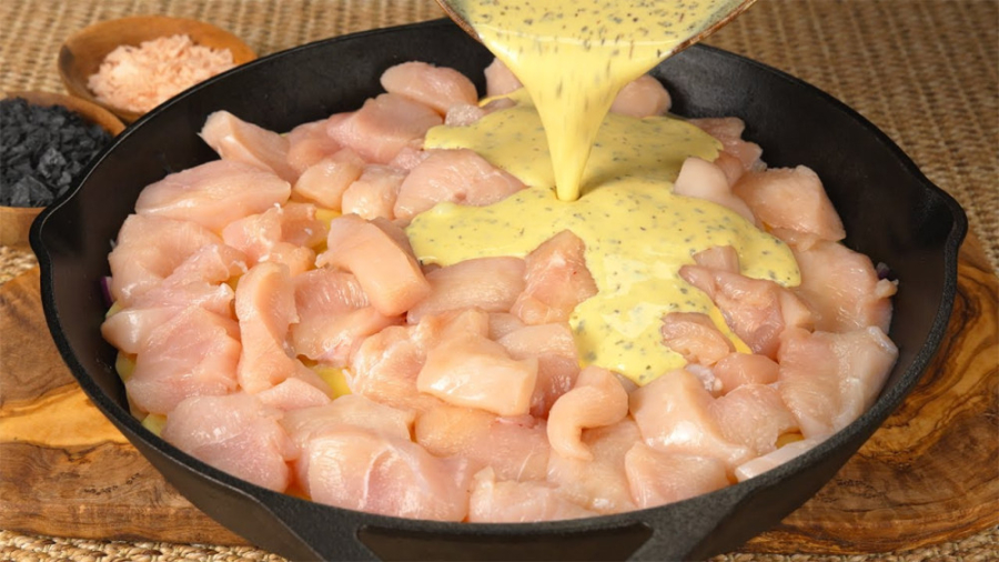 طرز تهیه غذای خوشمزه با مرغ و سسس مخصوص :: آموزش آشپزی