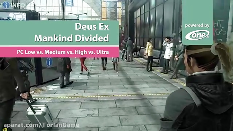 مقایسه گرافیک بازی Deus Ex Mankind Divided - تورلان گیم