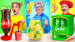 چالش خنده دار غذایی  مادربزرگ...