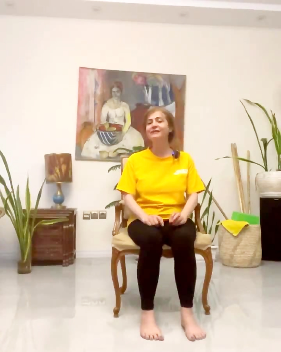 حرکت برای تقویت زانو  و کسانی که زانو درد دارند شماره 1