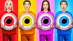 چالش غذایی  چالش خنده دار درست...