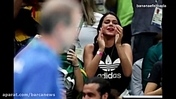 نیمار و نامزد سابقش تماشاگر با...