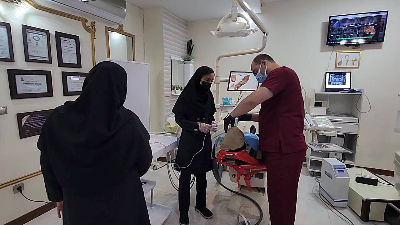 اسکن و تهیه روکش های تمام سرامیک دکتر محمد اژدری