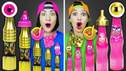 چالش غذایی غذای صورتی در مقابل...