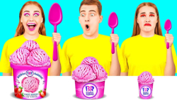 چالش غذایی خنده دار  بستنی هم...