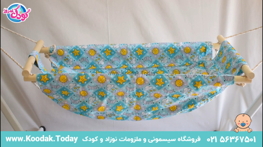 گهواره سنتی بانوج و ننو نوزاد لاوین
