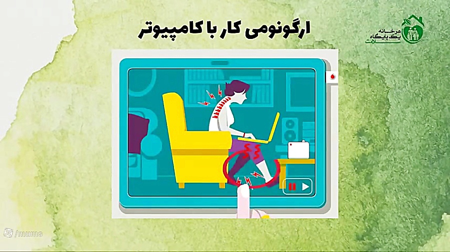 ارگونومی کار با کامپیوتر گل گدوت