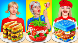 چالش غذایی  مادر میگه گریه نکن...