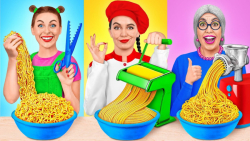 چالش غذایی خنده دار  همه حرفه...