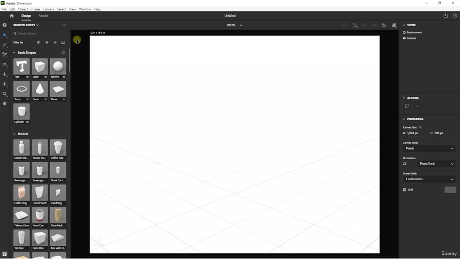 نرم افزار مدل سازی سه بعدی Adobe Dimension معرفی ایده ها قسمت 48 از 51