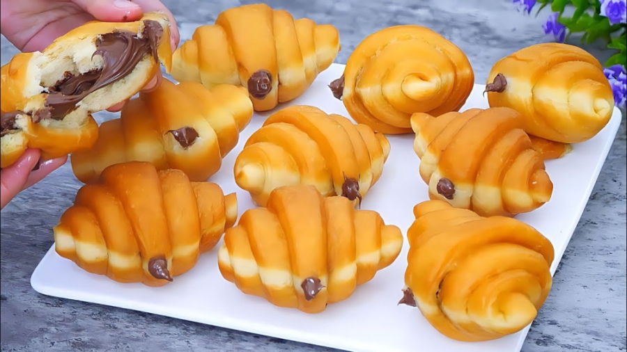 طرز تهیه کروسان شکلاتی :: شیرینی های شکلاتی خانگی 2023