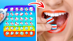 چالش غذایی خنده دار زامبی و دخ...