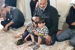 گریه های سوزناک فرزندان شهید علیرضا کیخا گریه های سوزناک فرزندان شهید علیرضا کیخا