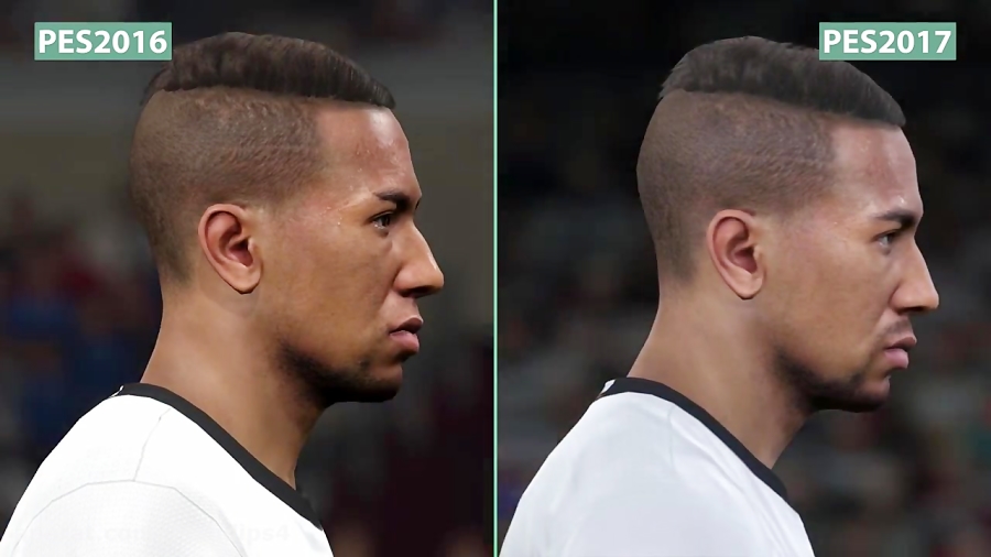 PES 2016 vs. PES 2017 Graphics