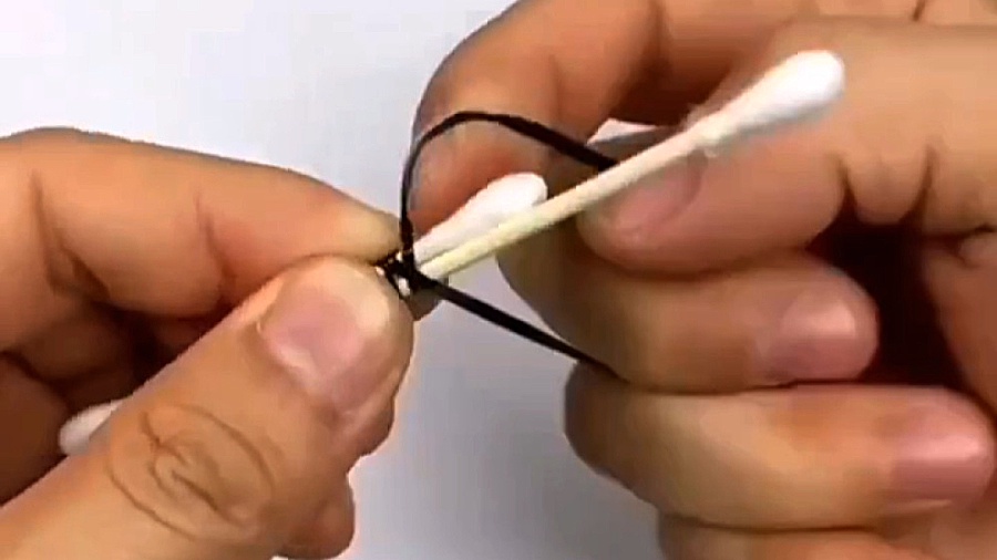 ساخت تیرکمان با گوش پاک کن کاشت مو